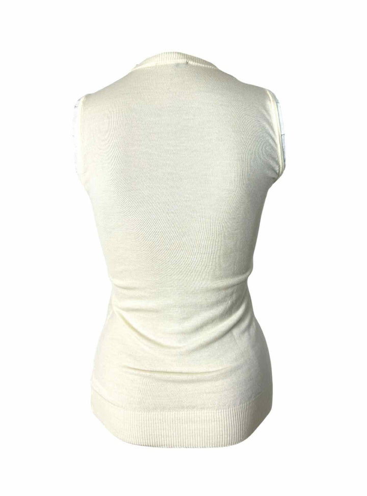 Dolce & Gabbana Size 42 Sleeveless Knit Sweater