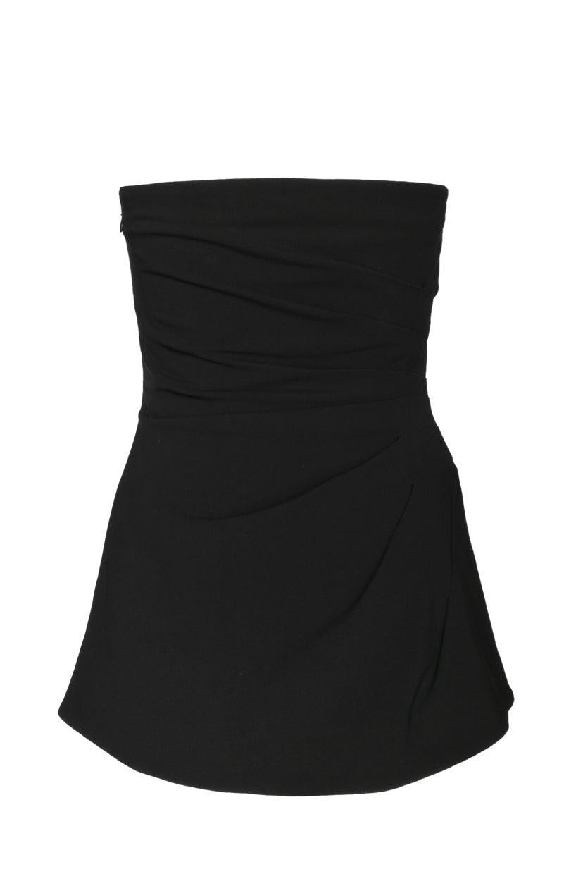 Proenza Schouler Size 2 Strapless Gathered Crepe Tops