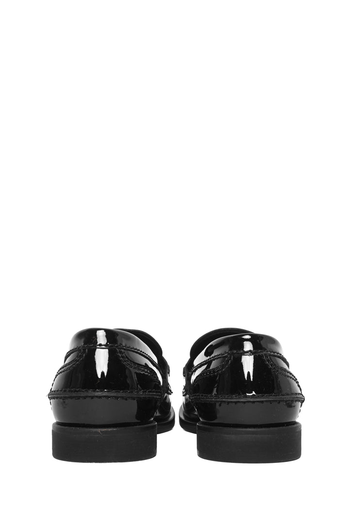 Miu Miu Size 37 Patent Leather Penny Loafers