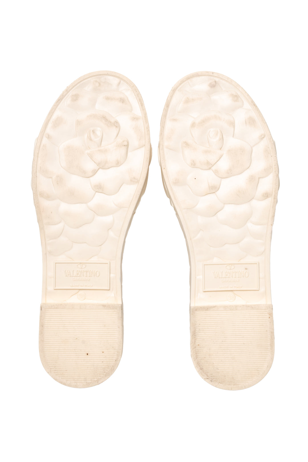 Valentino Size 38 Atelier Rose Edition Platform Slide Sandals