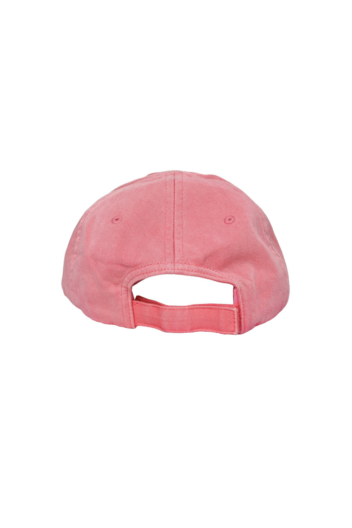 Balenciaga Size L Washed Denim Embroidered Logo Ball Cap