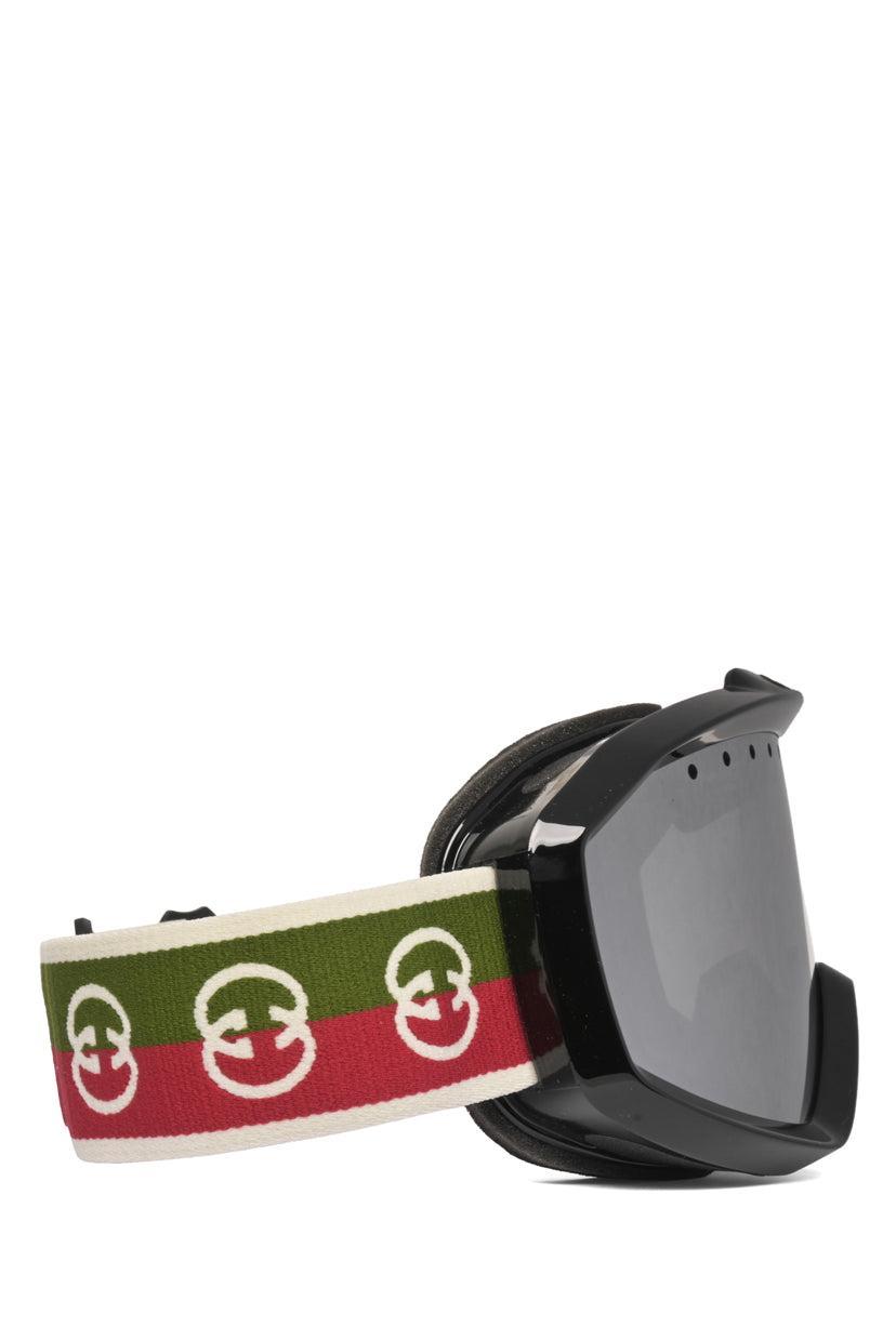Gucci Logo Mirrored Shield Snow Ski Goggles Eyewear