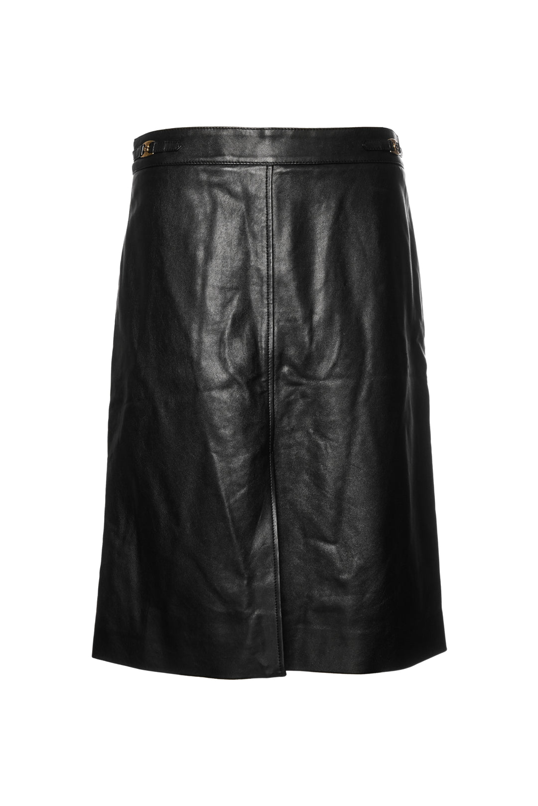 Coach Size 6 Heritage C Leather Skirt