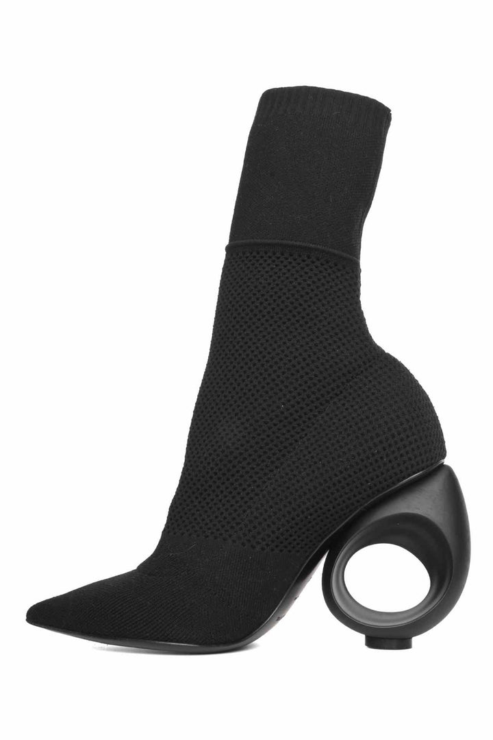 Burberry Size 36 Knit Stretch Fabric Kimberley Pointed Toe Ankle Boots