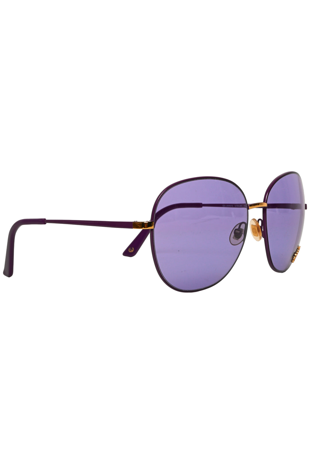 Gucci Purple Enamel Metal Eyewear