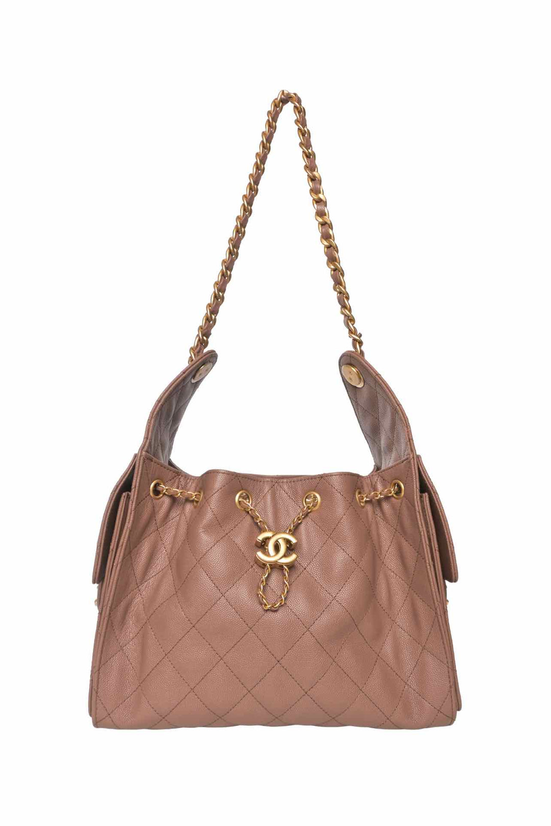 Chanel Grained Calfskin Quilted Small 25 Hobo