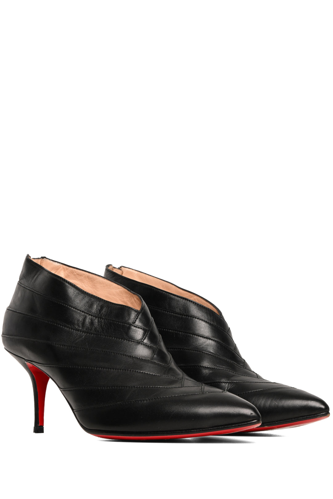 Christian Louboutin Size 39 Cajole Leather Ankle Boots