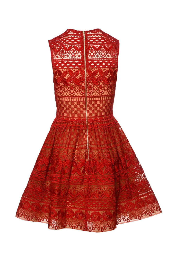 Elie Saab Size 40 Guipure Lace Dress