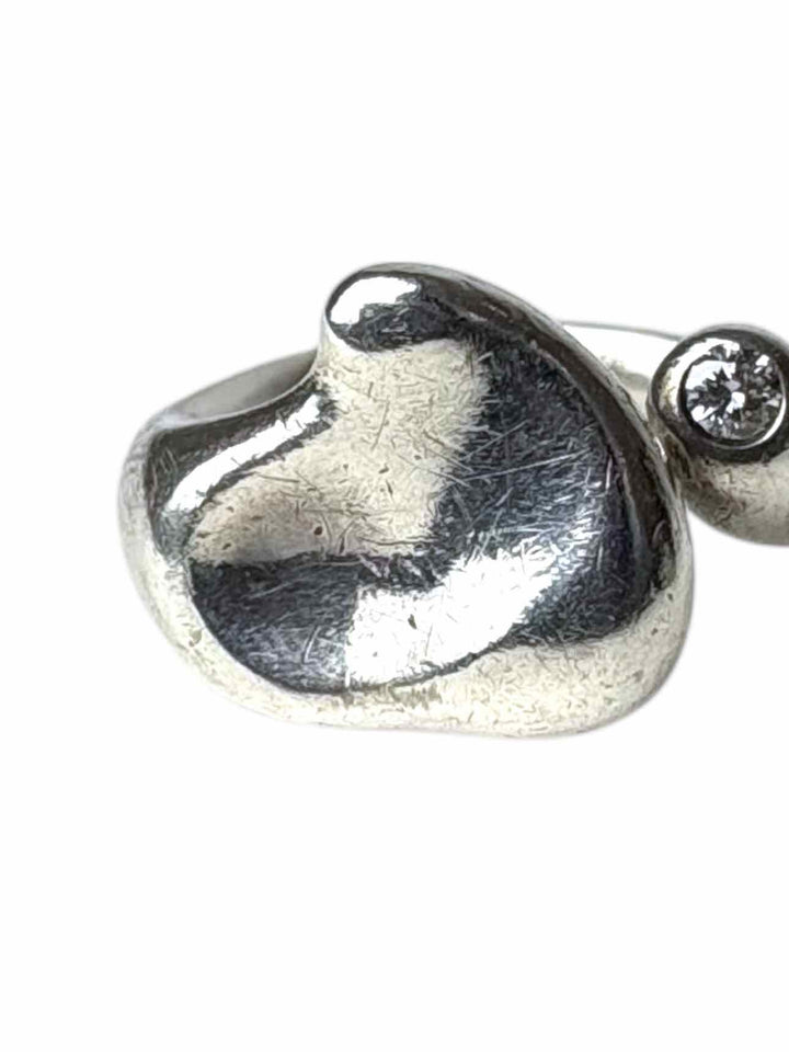 Tiffany & Co Size 5 Elsa Peretti Full Heart  Ring