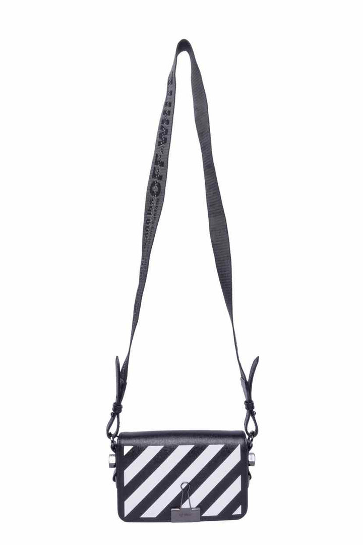 Off White Diag Mini Flap Bag