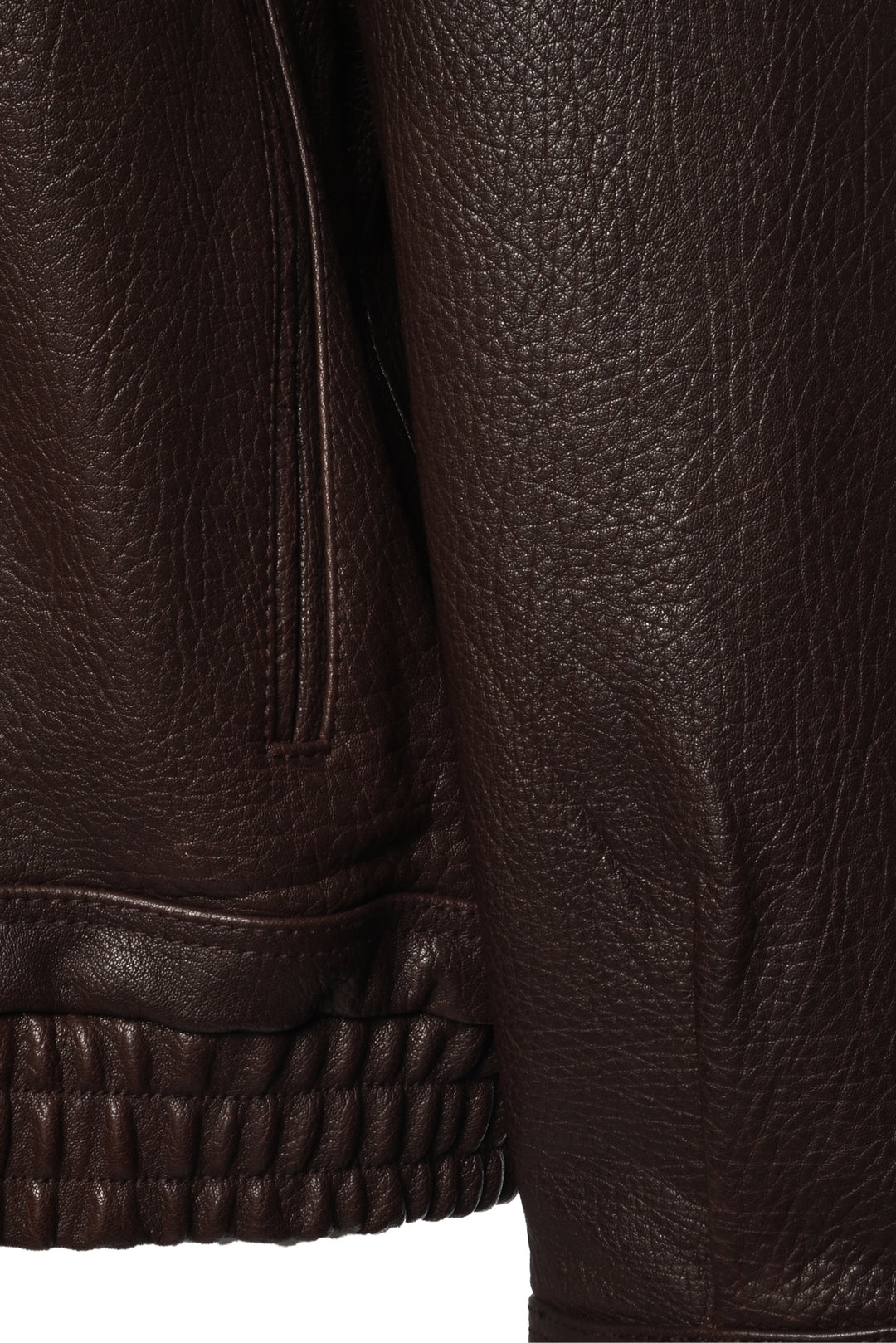 Reiss Size 10 Leather Bomber Jacket