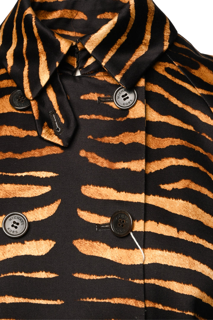 Michael Kors Collection Size 8 Animal Print Coat
