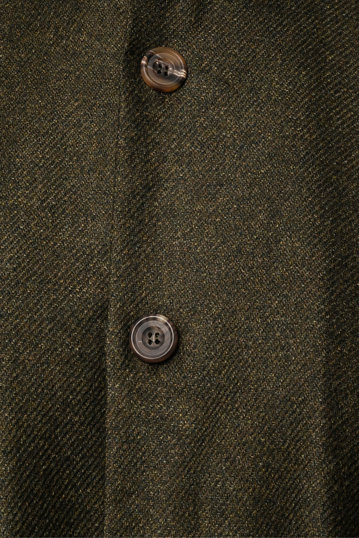 Eskandar Size 1 Wool-Silk Oversized Jacket
