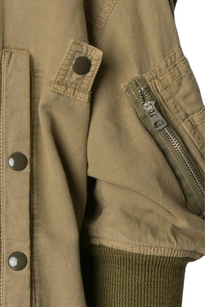 R13 Size M Hemp Long Flight Jacket