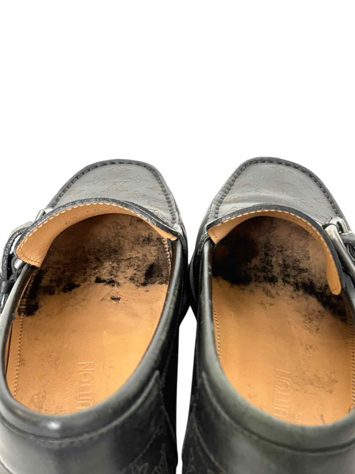 Louis Vuitton Monogram Leather Size 6.5 Loafers