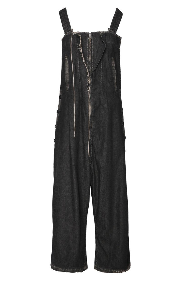 Y's Size 1 Spotted Denim Overalls