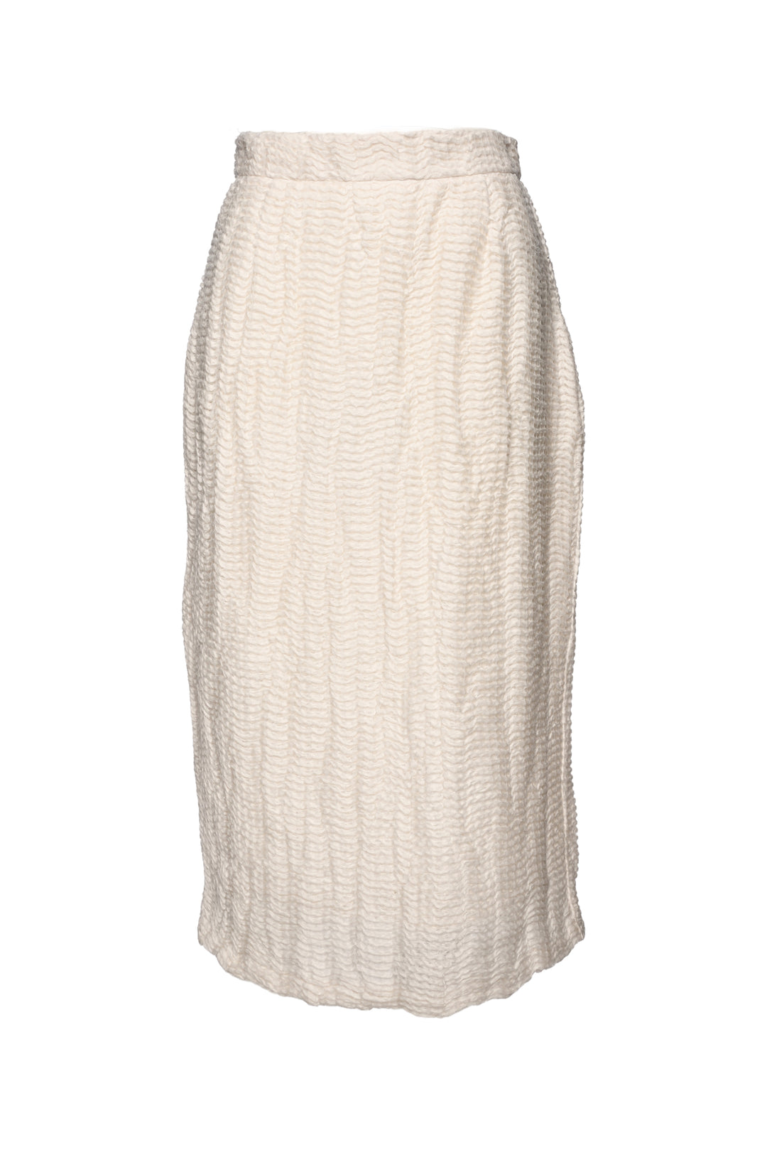 Khaite Size 8 Mya Textured Midi Pencil Skirt