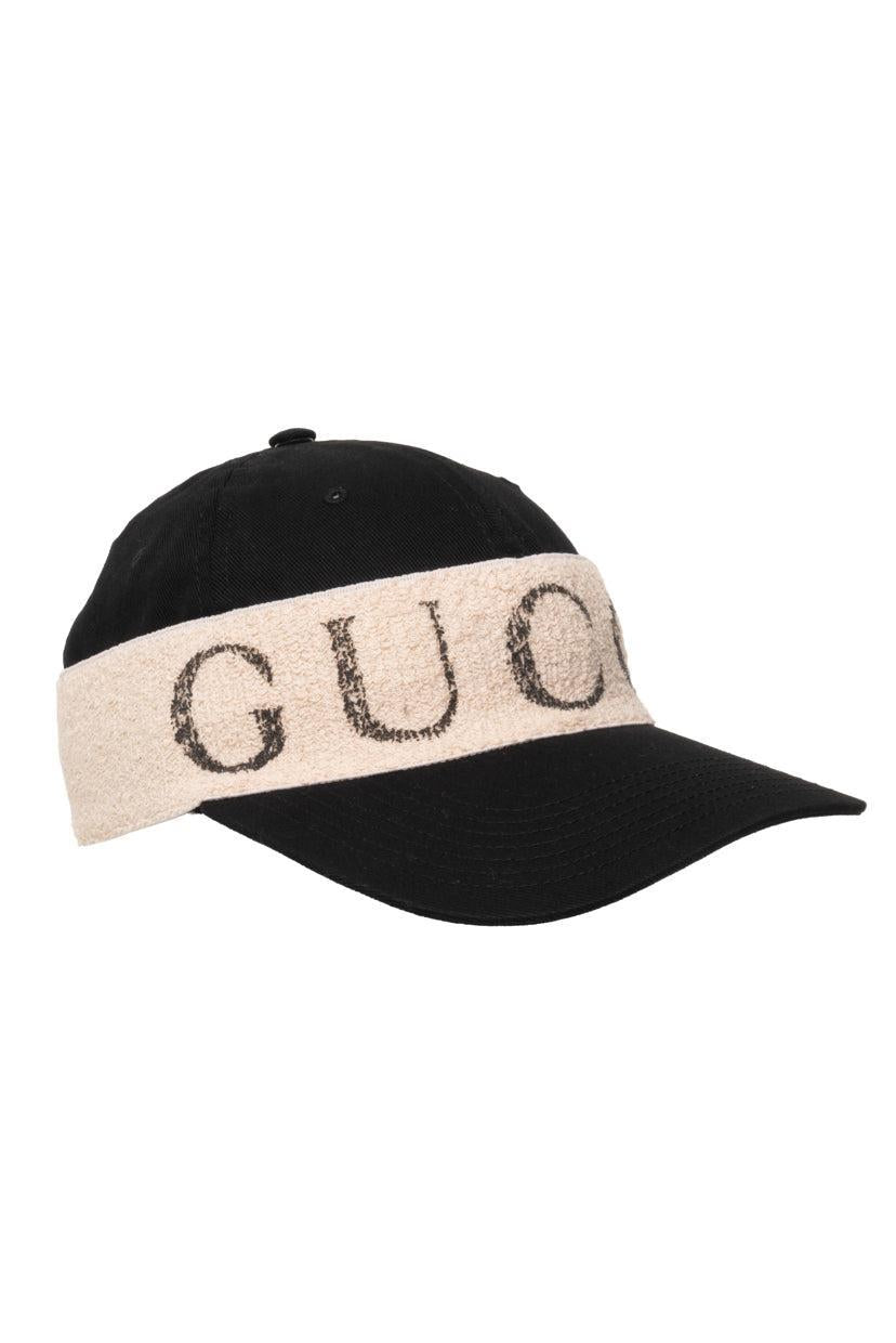 Gucci Size S Logo Print Headband Cap Hat