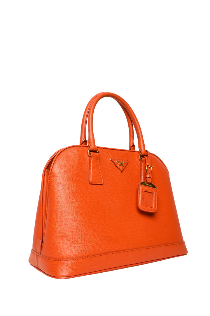 Prada Saffiano Lux Medium Open Promenade Tote