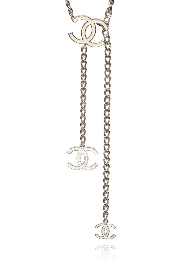 Chanel 2010 Enamel CC Logo Chain Belt