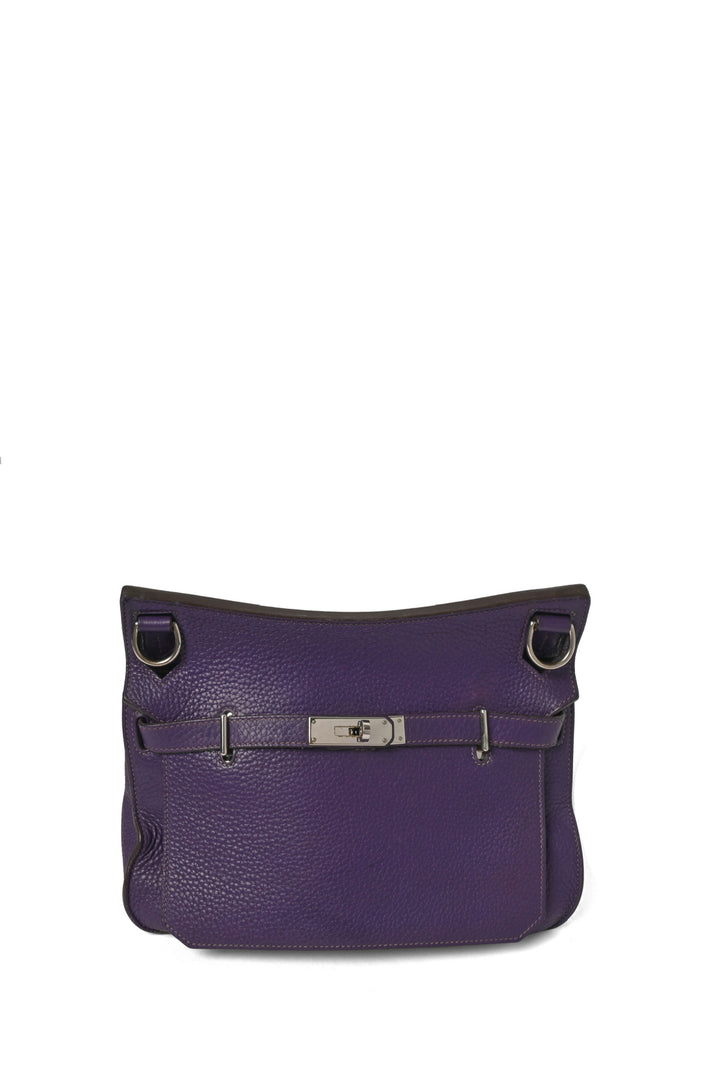 Hermes 2010 Clemence Leather Jypsiere 28 Crossbody