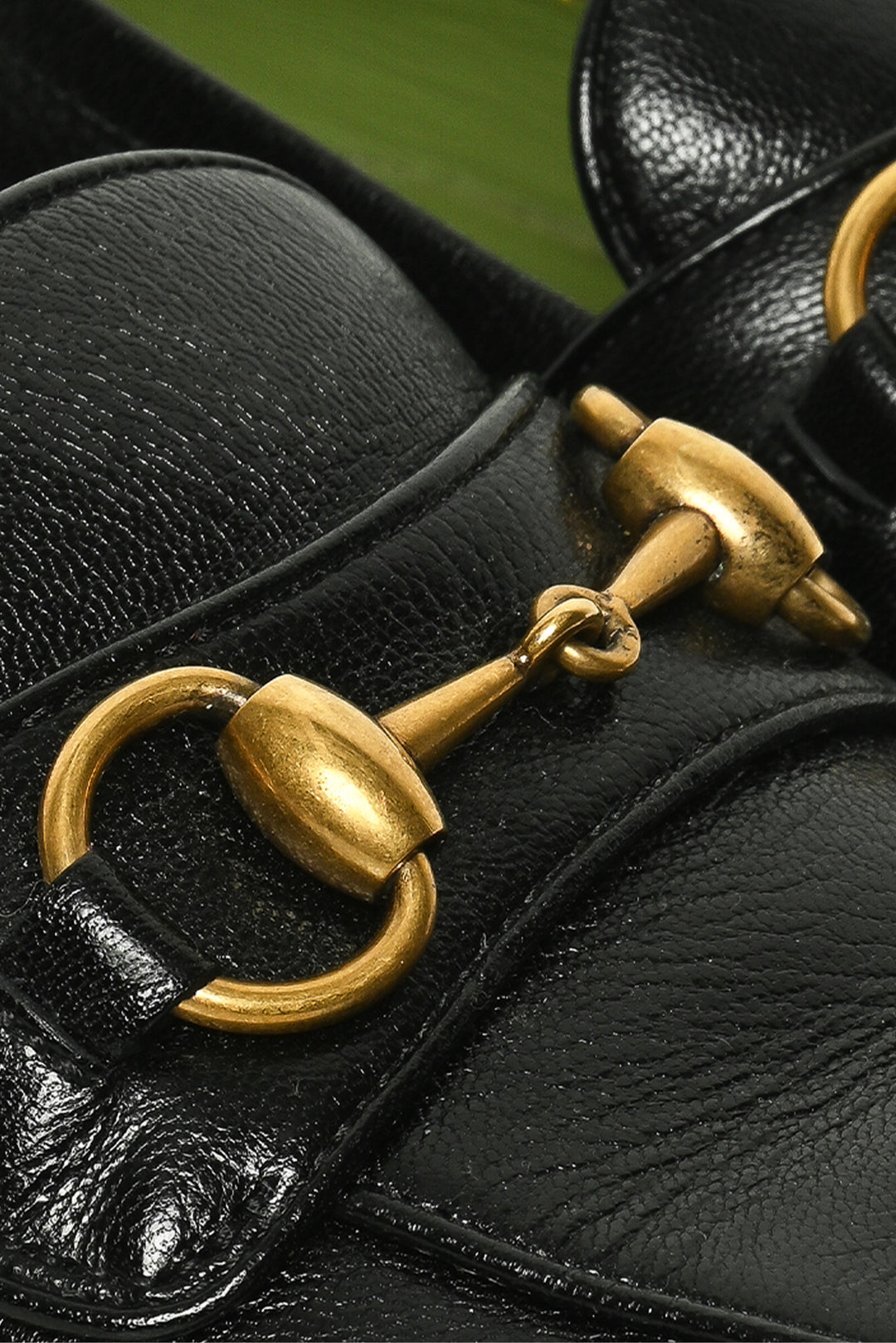 Gucci Size 38 Houdan Horsebit Leather Platform Loafers