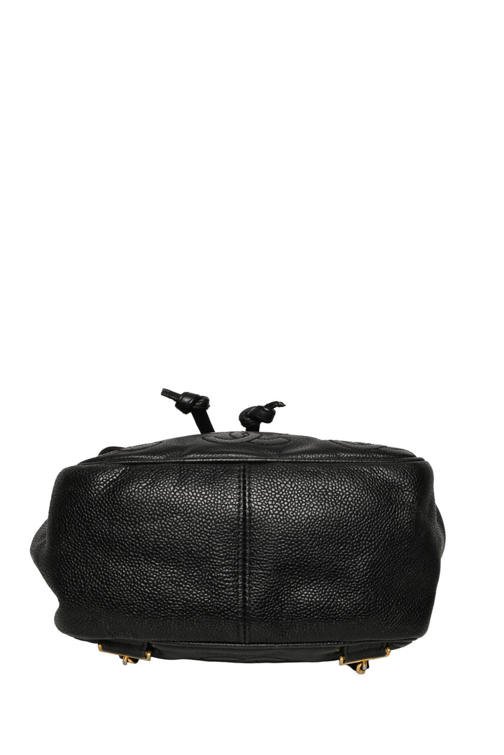 Chanel Vintage Caviar Triple CC BackPack