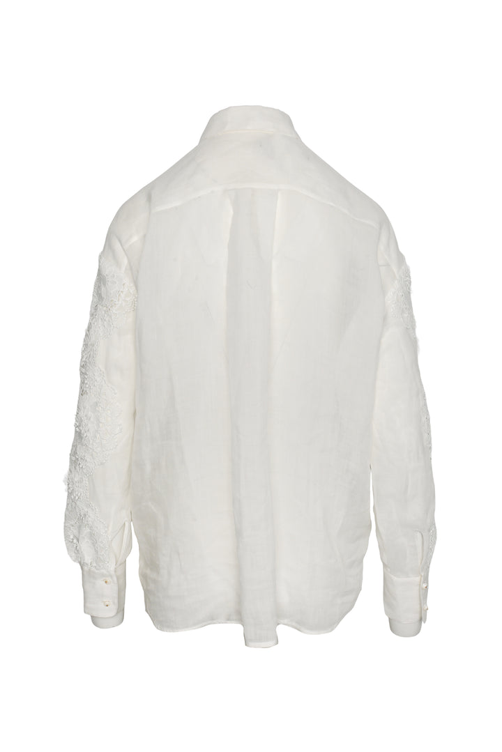 Zimmermann Size 1 Halliday Floral Lace Shirt