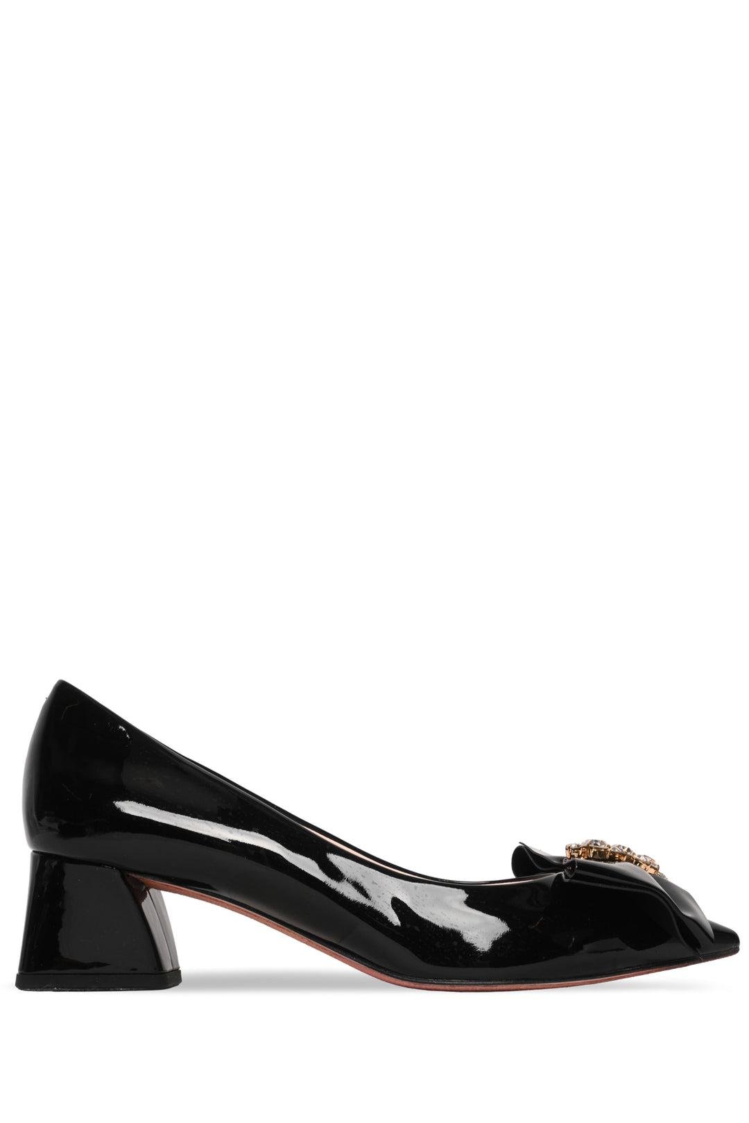 Roger Vivier Size 39 Patent Leather Jewel Bow Pumps
