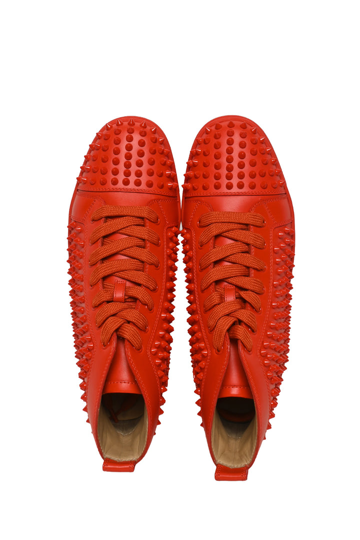 Mens Shoe Size 41.5 Christian Louboutin Men's Louis Spikes Sneakers