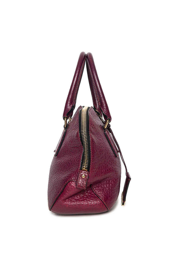 Burberry Leather Orchard Top Handle Bag