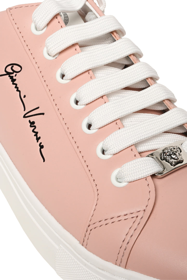 Versace Size 39 Leather Low Top Sneaker