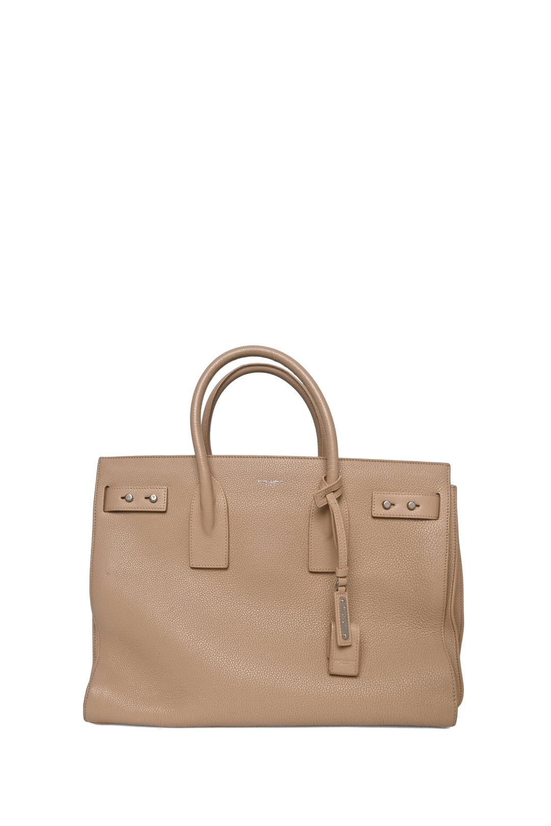 Saint Laurent 2017 Medium Grained Leather Sac De Jour Tote