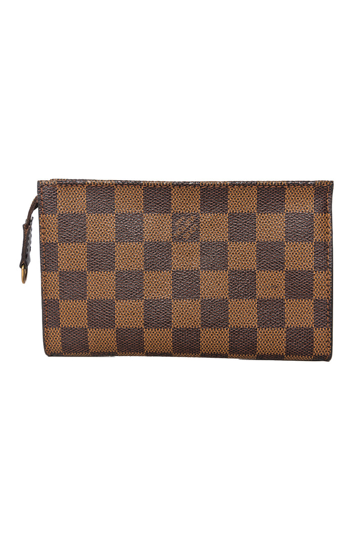 Louis Vuitton Damier Ebene Toiletry Cosmetic Pouch