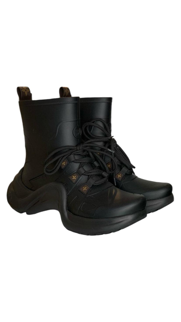 Louis Vuitton Size 37 Rubber Archlight Sneaker Boots