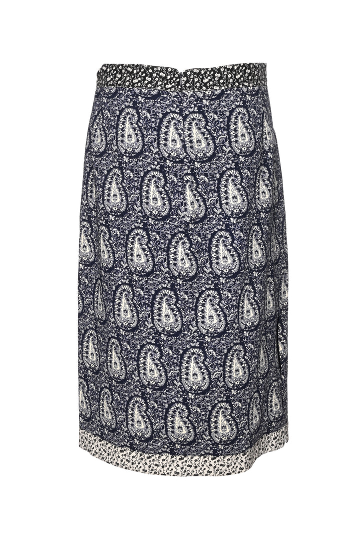 Altuzarra Jude Paisley Stretch Crepe Skirt