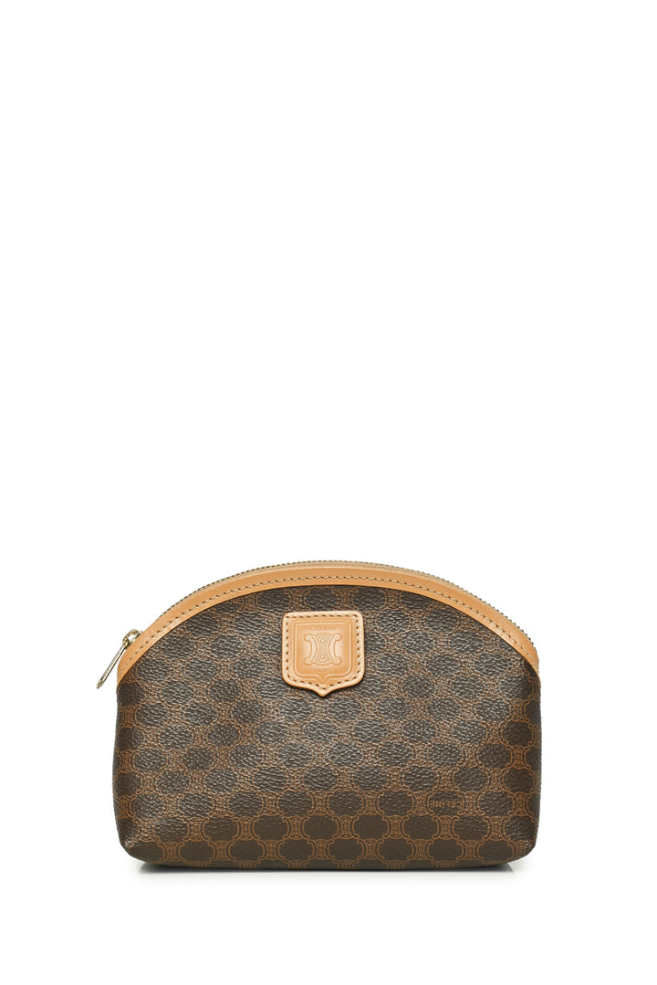 Celine Macadam Coated Canvas Pouch