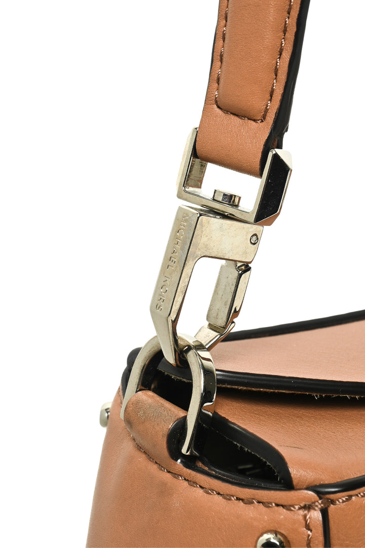 Michael Kors Collection Medium Miranda Top Lock Shoulder Bag