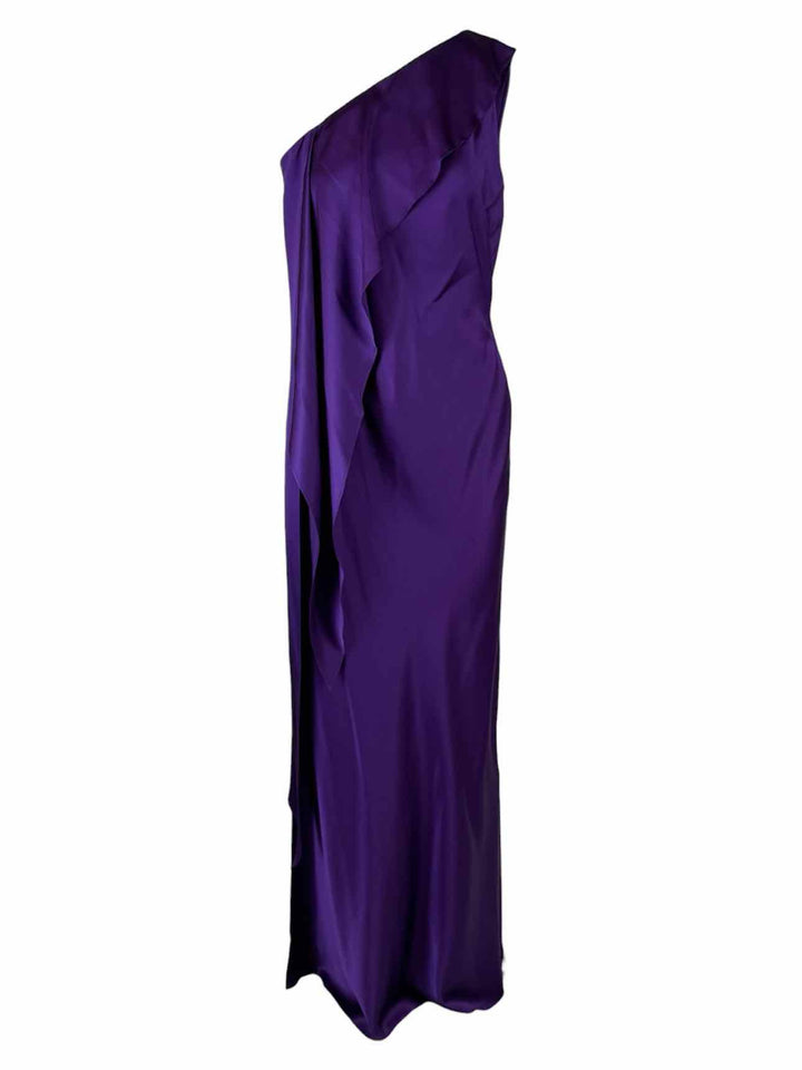 Ralph Lauren Size 8 Lizzie Stretch Charmeuse Evening Dress