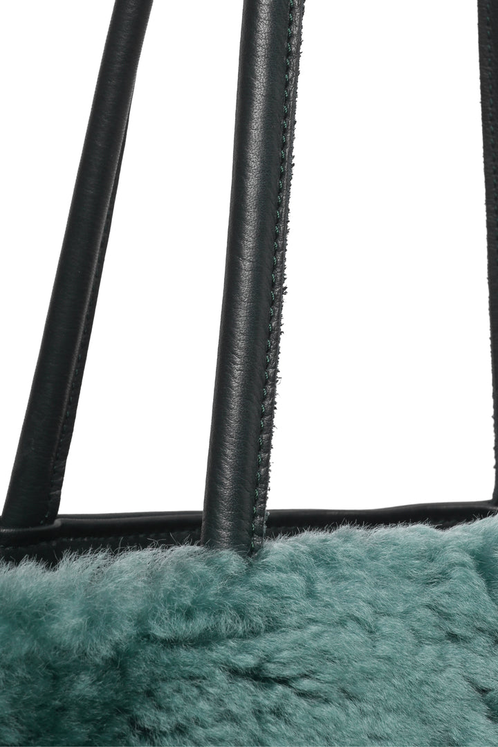 Primecut Shearling Leather Tote