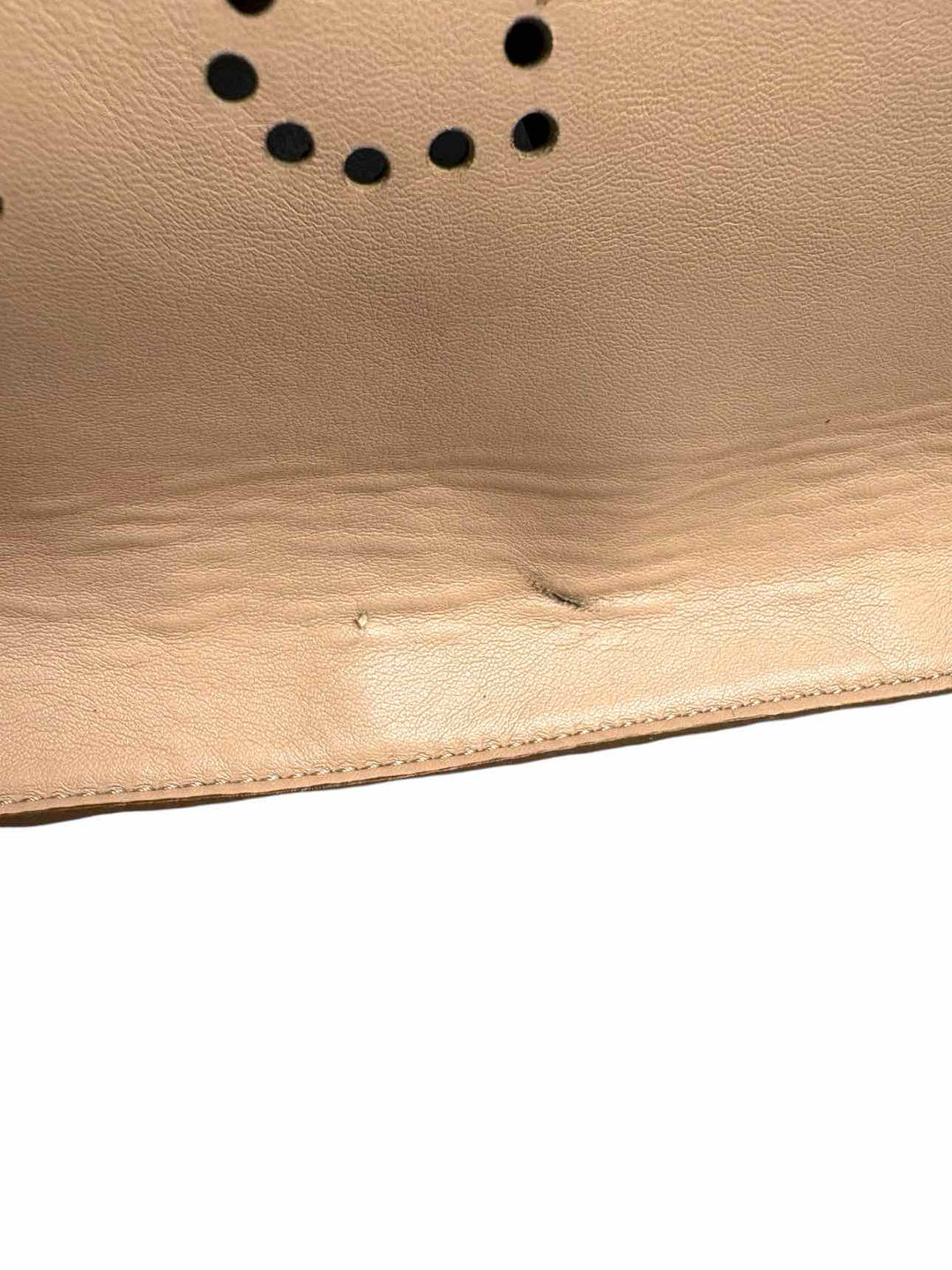 Stella Mccartney Perforated Logo Faux Leather Tote