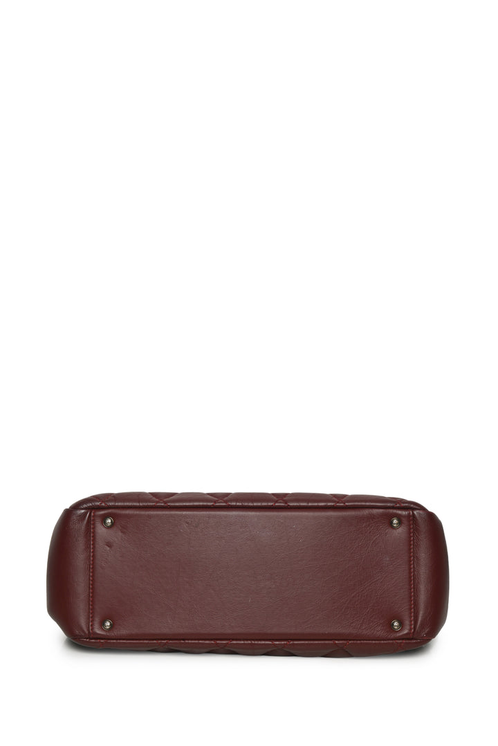 Chanel 2012-2013 Quilted CC Crown Tote