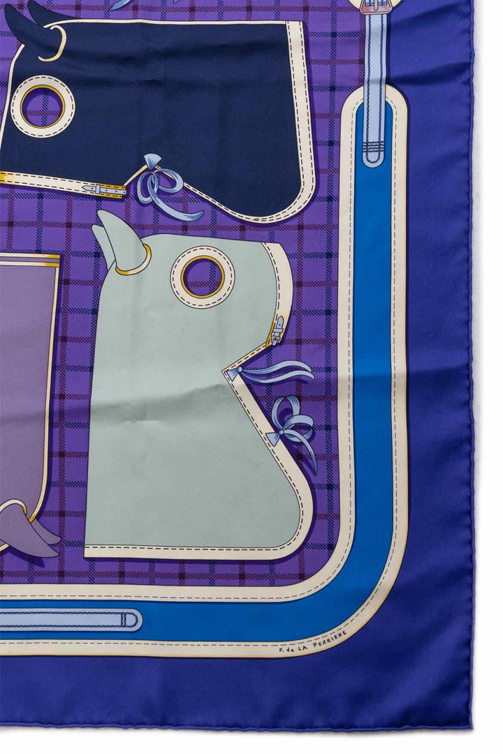 Hermes Mythiques Phoenix Print Silk Square Scarf