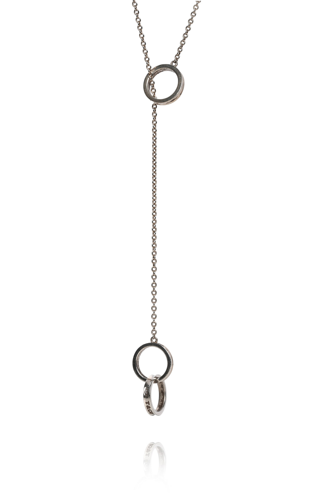 Tiffany & Co 1837 Interlocking Circles Lariat Necklace