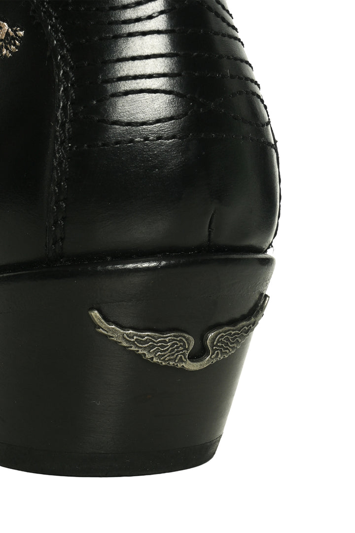 Zadig & Voltaire Size 37 Pilar Embroidered Western Ankle Boots