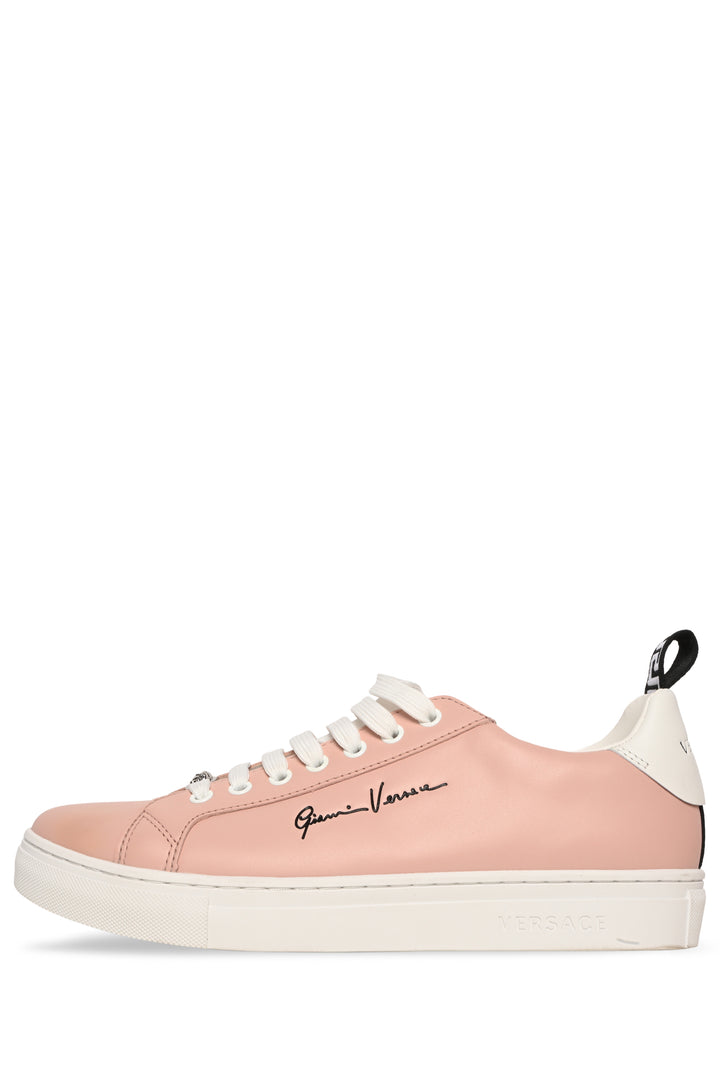 Versace Size 39 Leather Low Top Sneaker