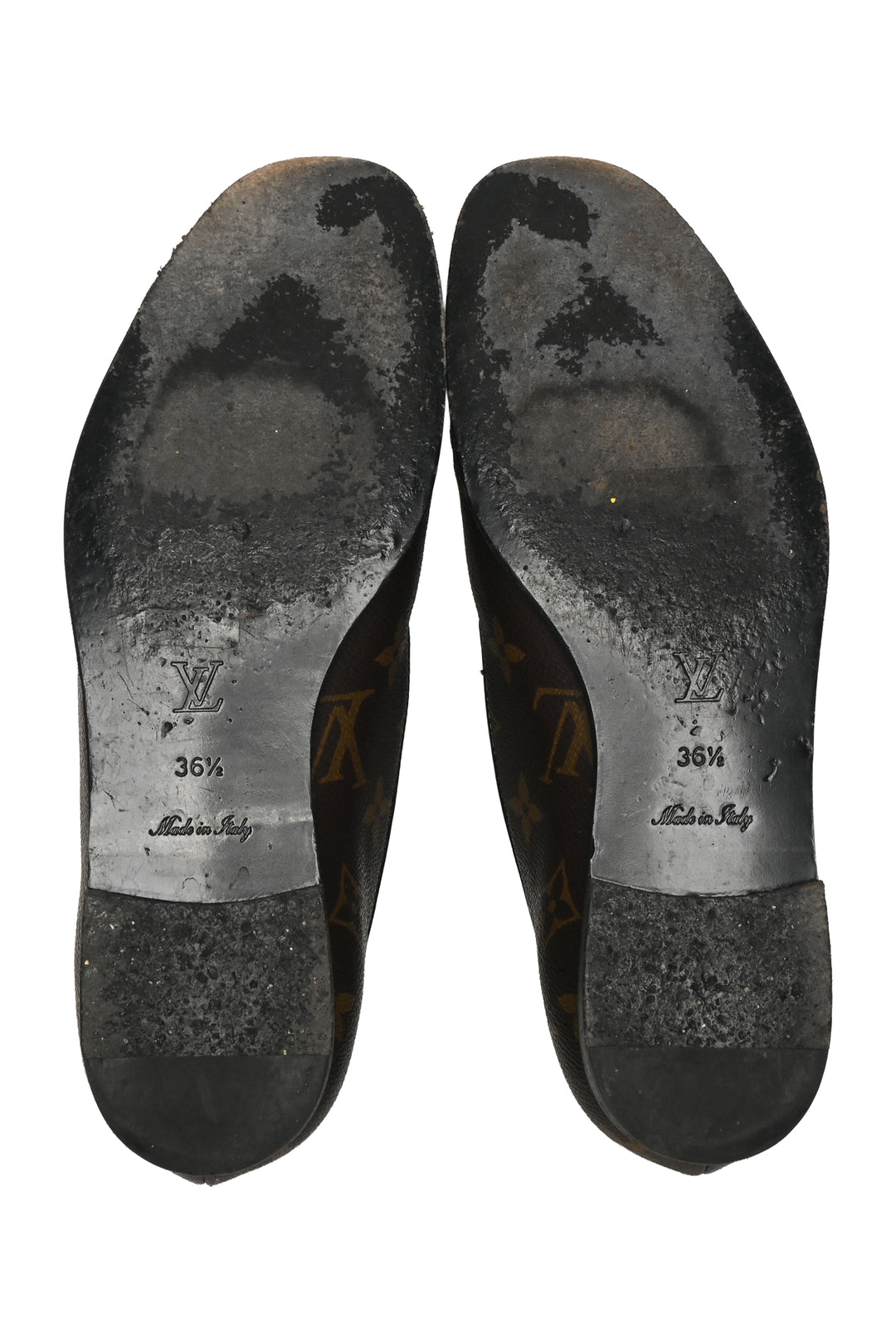 Louis Vuitton Size 36.5  society monogram loafer