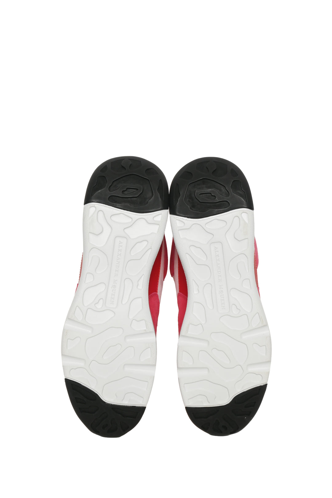 Alexander Mcqueen Size 37.5 Leather & Suede Oversized Runner Low Top Sneaker