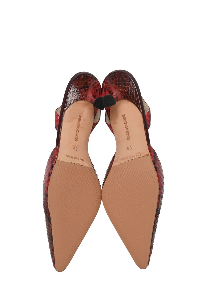 Manolo Blahnik Size 39 Slingback Pumps