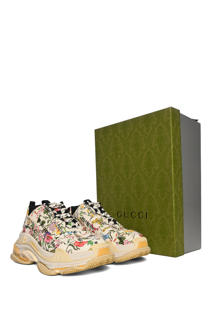 Gucci x Balenciaga Size 38 Triple S 'The Hacker Project' Sneaker